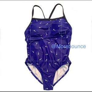 NIKE Swoosh 1-Piece Periwinkle Swimsuit 💙